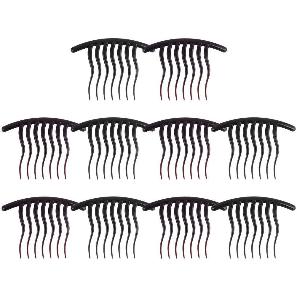 10Pcs Wave Tooth Hair Combs Women Accessories Side Clip for Fine Thin Hair Wedding Veil Anchoring Daily Festival Styling
10Pcs Wave Tooth Hair Combs Women Accessories Side Clip for Fine Thin Hair Wedding Veil Anchoring Daily Festival Styling