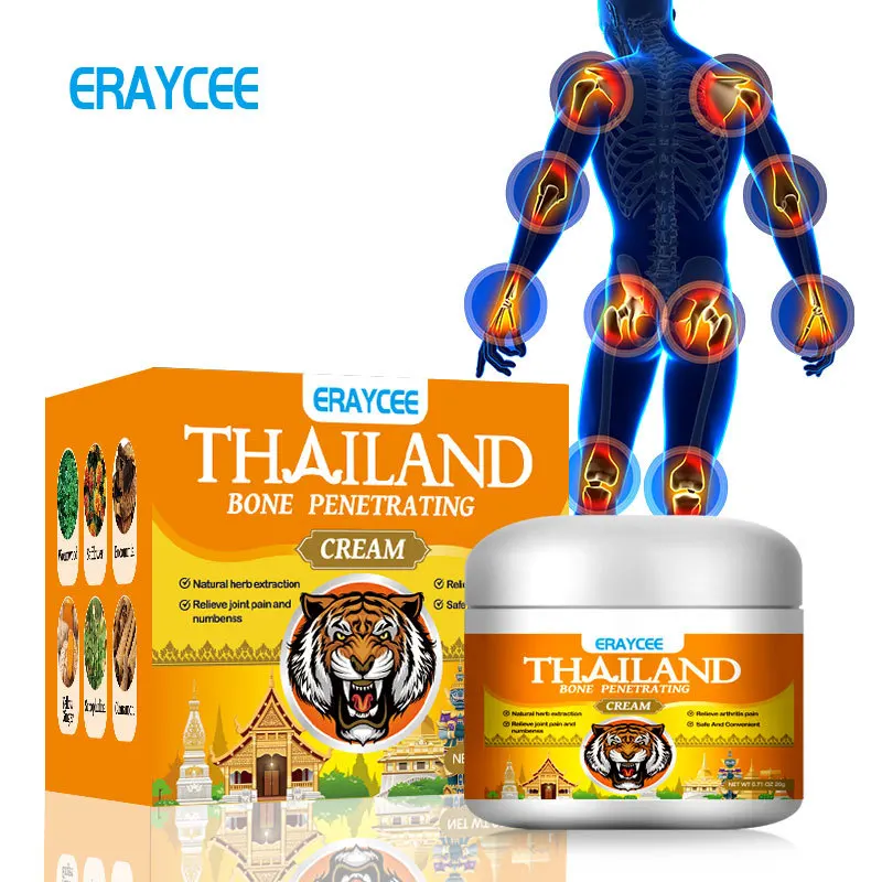 Тайский пластырь для костей ERAYCEE, тигровый бальзам для талии, позвоночника, суставов, коленного мозга, лечебный массаж
Тайский пластырь для костей ERAYCEE, тигровый бальзам для талии, позвоночника, суставов, коленного мозга, лечебный массаж