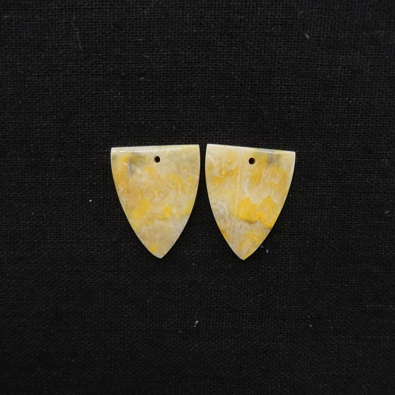 Natural Gemstone Bumble Bee Earring Beads 24x19x4mm 6.4g Semiprecious Yellow Jewelry Accessories for Women
Natural Gemstone Bumble Bee Earring Beads 24x19x4mm 6.4g Semiprecious Yellow Jewelry Accessories for Women