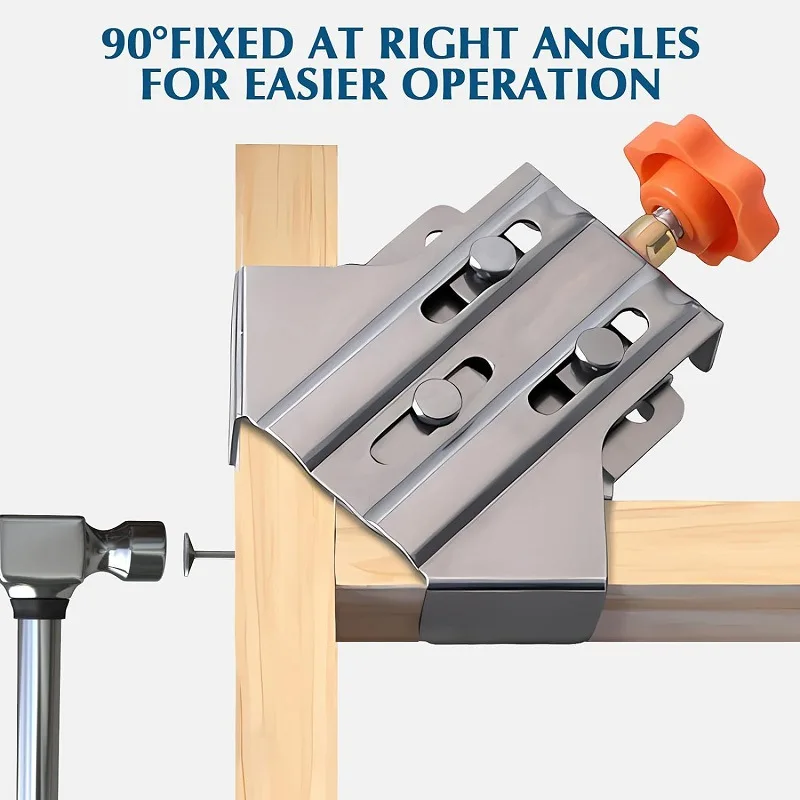 Woodworking Right Angle Clamp 90 Degree Fixture Right Angle Quick Clamp Clamp Stainless Steel Fixed Plywood Angle Fixer
Woodworking Right Angle Clamp 90 Degree Fixture Right Angle Quick Clamp Clamp Stainless Steel Fixed Plywood Angle Fixer