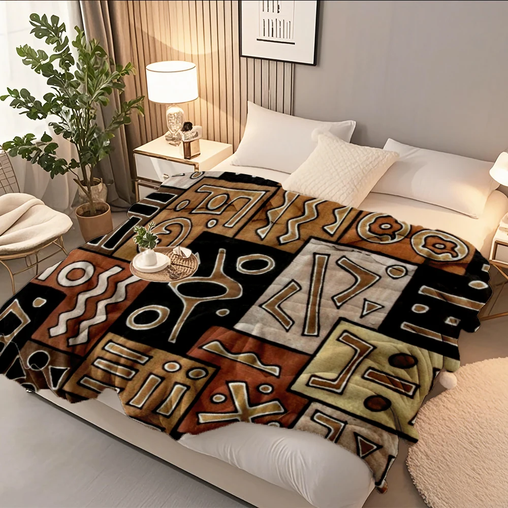 Scandinavian Design Comfort Flannel Soft Blanket African Ethnic Print Decorative Throw Reversible Blanket With Machine-washable
Scandinavian Design Comfort Flannel Soft Blanket African Ethnic Print Decorative Throw Reversible Blanket With Machine-washable