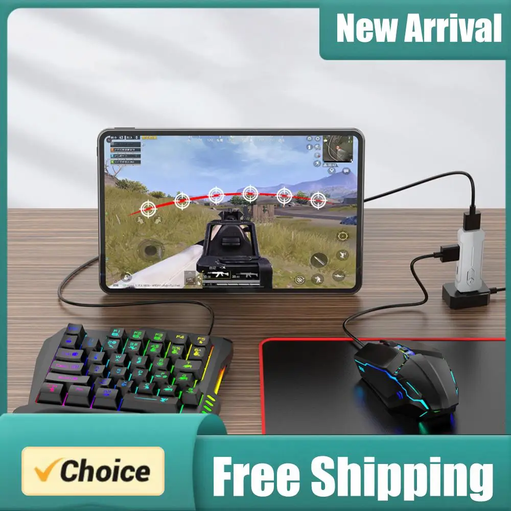 5 in 1 Mobile Controller Gaming Keyboard Mouse Converter BT 5.3 for PUBG Keyboard Mouse Gaming Converter for Gamer Accessories
5 in 1 Mobile Controller Gaming Keyboard Mouse Converter BT 5.3 for PUBG Keyboard Mouse Gaming Converter for Gamer Accessories
