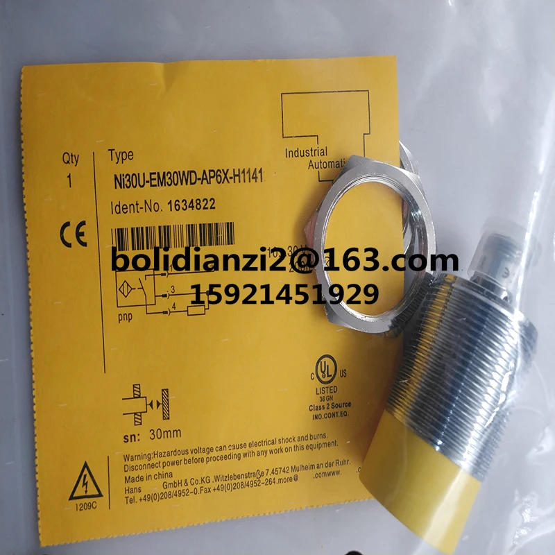 Новый датчик приближения NI30U-EM30WD-AP6X-H1141/3GD AN6X-H1141/3GD В наличии
Новый датчик приближения NI30U-EM30WD-AP6X-H1141/3GD AN6X-H1141/3GD В наличии