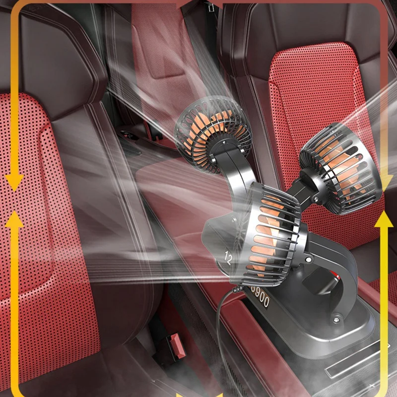 1 PCS Multi-Function Double-Headed Electric Fan Car Fan Truck Strong Wind USB Interface
1 PCS Multi-Function Double-Headed Electric Fan Car Fan Truck Strong Wind USB Interface