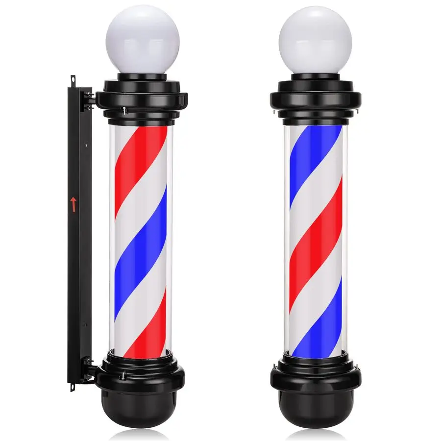 34in Barber Pole LED Sign, Barber Shop Pole Red Blue White Stripes Light, Classic Hair Salon Open Sign, Traditional Barbershop I
34in Barber Pole LED Sign, Barber Shop Pole Red Blue White Stripes Light, Classic Hair Salon Open Sign, Traditional Barbershop I