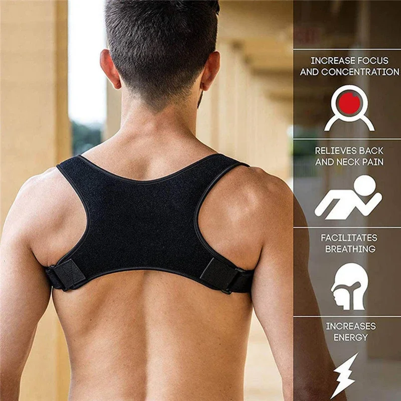 Adjustable Back Posture Correction Strap Hunchback Prevention Sitting Posture Correction Breathable Suitable Men and Women
Adjustable Back Posture Correction Strap Hunchback Prevention Sitting Posture Correction Breathable Suitable Men and Women
