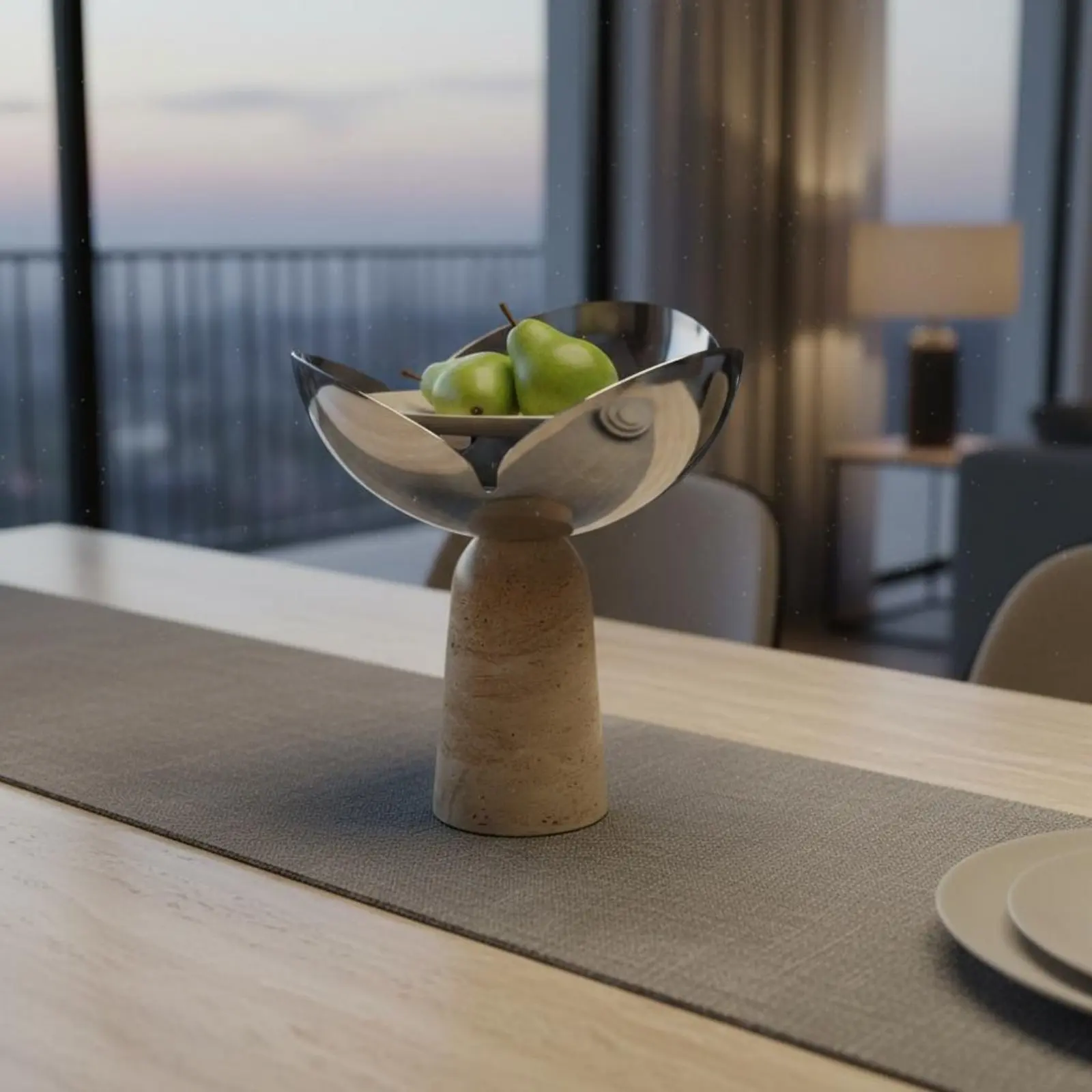 Irregular Stainless Steel Bowl Luxury Design Pedestal Fruit Bowl Home Decor Rust-Proof Large Capacity for Dining Table, Entryway
Irregular Stainless Steel Bowl Luxury Design Pedestal Fruit Bowl Home Decor Rust-Proof Large Capacity for Dining Table, Entryway