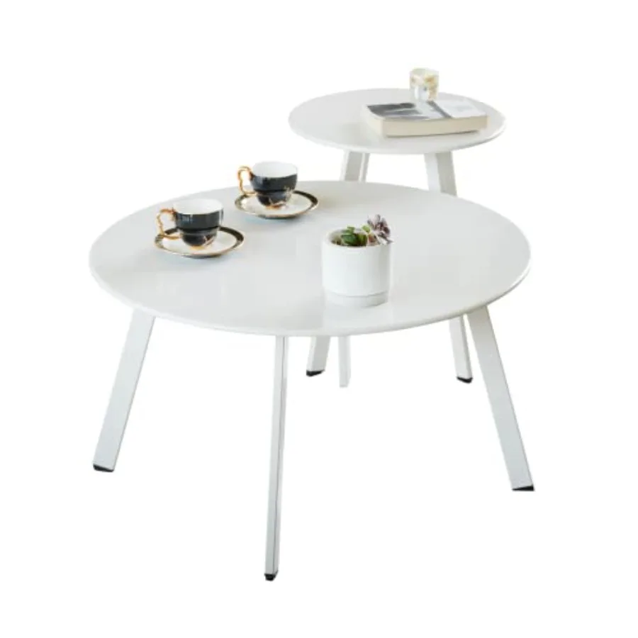 Outdoor Patio Cfee Table, Weather Resistant End Table, Round Nesting Tables for Living Room Balcony Office
Outdoor Patio Cfee Table, Weather Resistant End Table, Round Nesting Tables for Living Room Balcony Office