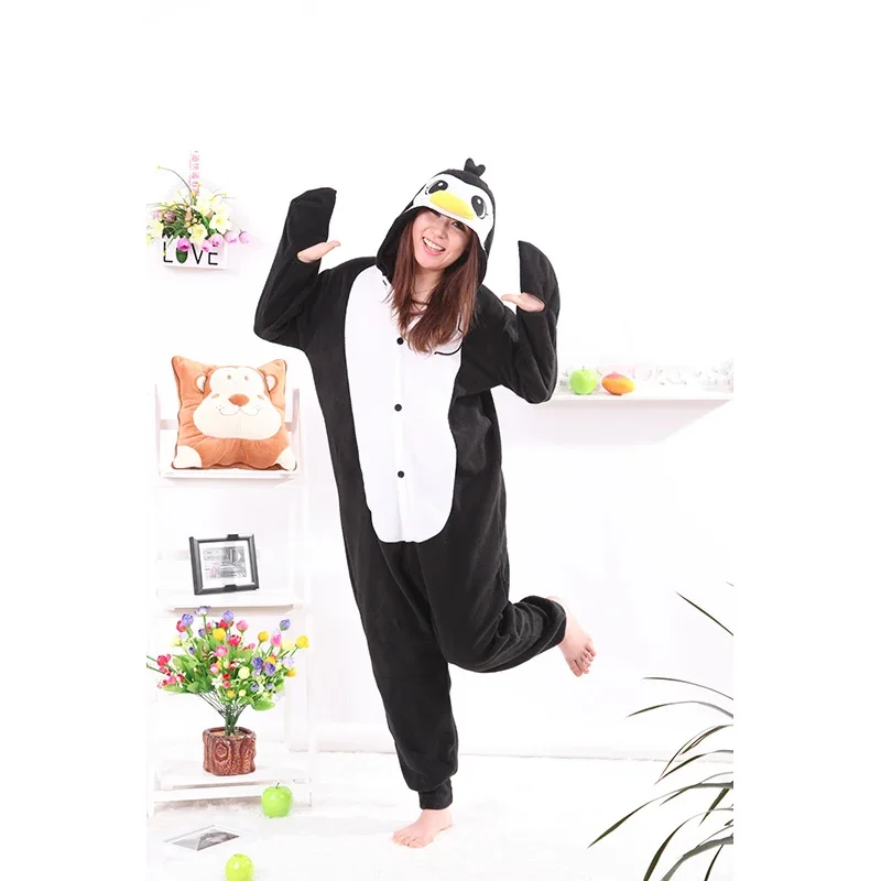 lHalloween Cosplayl Kigurumi Penguin Black Onesies Unisex Sleepsuit Adult Pajamas Cosplay Costumes Animal Onesie Sleepwear Jumps
lHalloween Cosplayl Kigurumi Penguin Black Onesies Unisex Sleepsuit Adult Pajamas Cosplay Costumes Animal Onesie Sleepwear Jumps