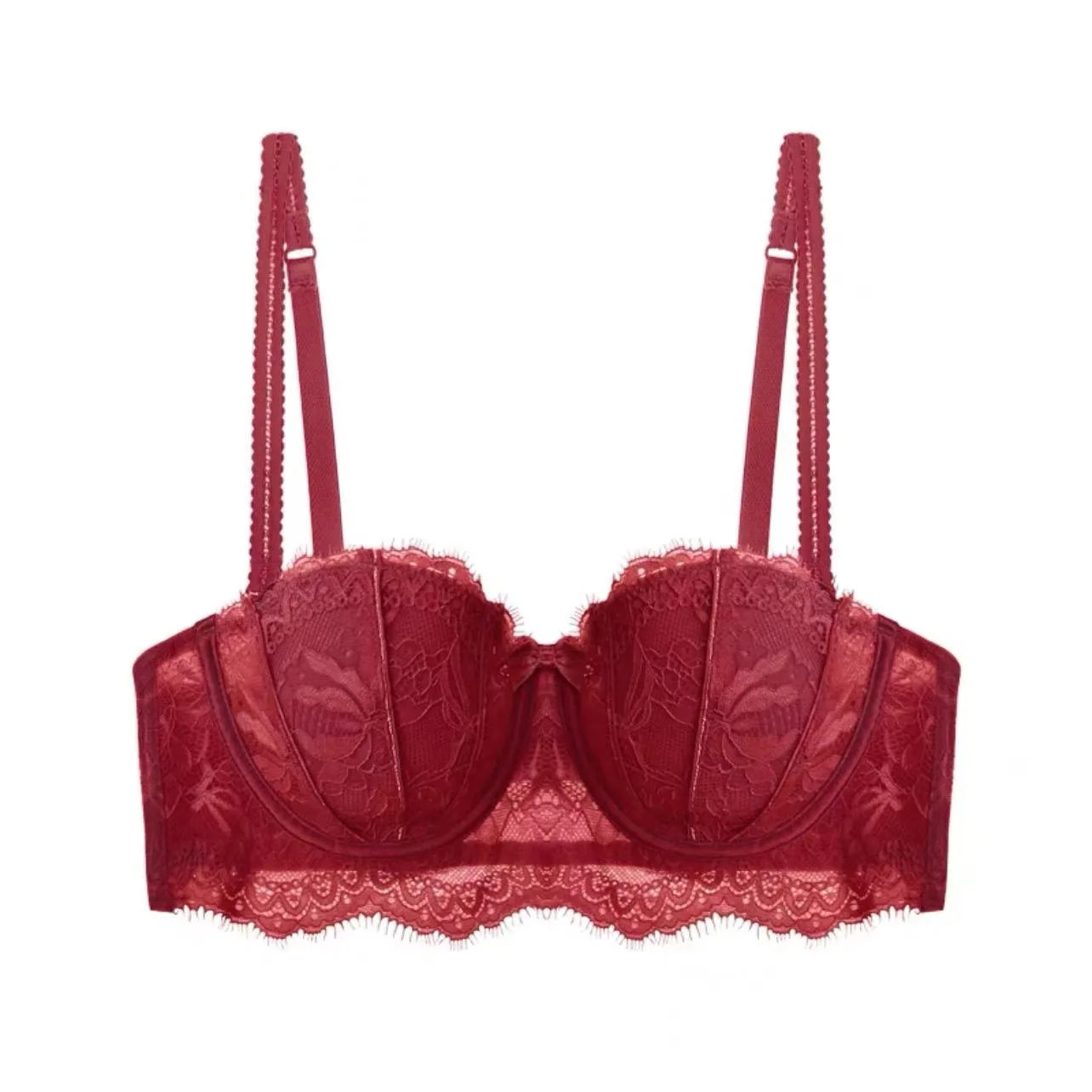 French 1/2 Cup Lace Bra Lingerie Set Female Thin Cotton Lace Underwear Sexy Anti Sagging Bra Gathering Lace Bra Large-sized Bra
French 1/2 Cup Lace Bra Lingerie Set Female Thin Cotton Lace Underwear Sexy Anti Sagging Bra Gathering Lace Bra Large-sized Bra
