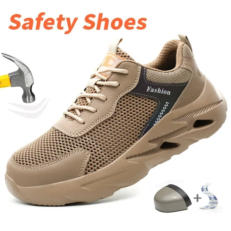 Breathable Steel Toe Work Shoes - Lightweight Anti-Puncture Safety Sneakers for Men, Comfortable & Flexible Protective Footwear
Breathable Steel Toe Work Shoes - Lightweight Anti-Puncture Safety Sneakers for Men, Comfortable & Flexible Protective Footwear