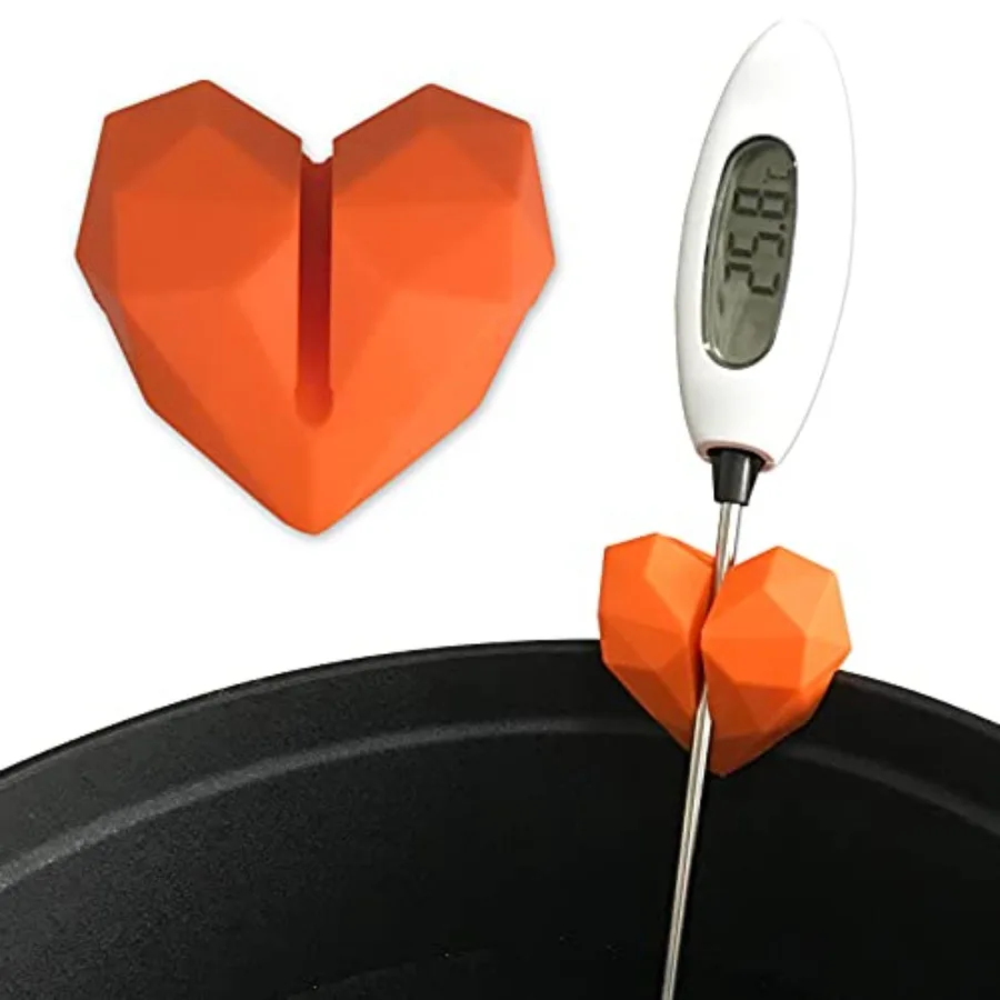 2Pcs Silicone Non-Scratch Pot Clip, Thermometer Clips for Candy Making, Hand-Free Holder to Measure Temperature of Oil, Milk, C
2Pcs Silicone Non-Scratch Pot Clip, Thermometer Clips for Candy Making, Hand-Free Holder to Measure Temperature of Oil, Milk, C