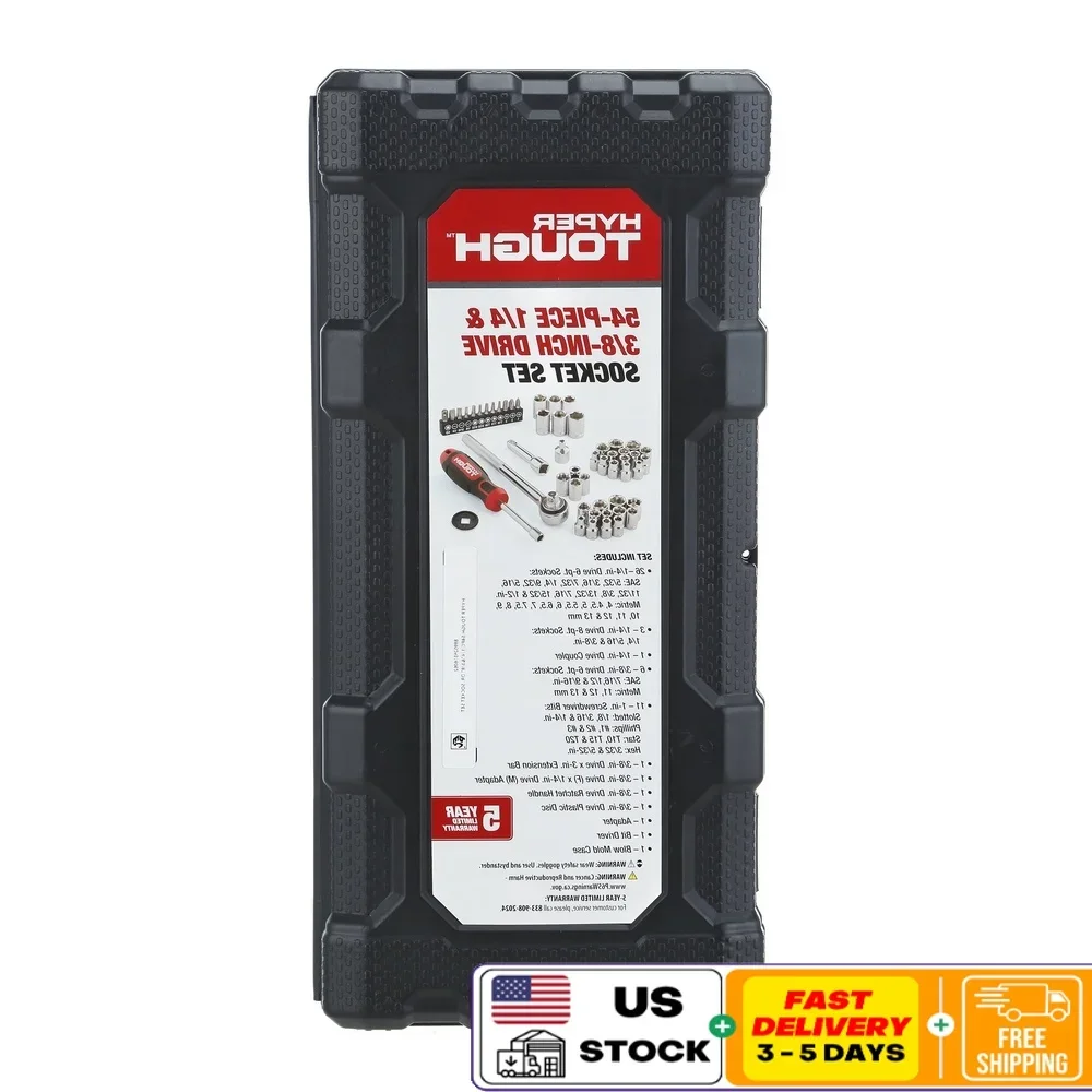 Набор головок из 54 предметов, метрический набор инструментов SAE, автомеханика, ремонт дома, автомобиля, удлинитель ручки привода 3/8 дюйма и адаптер бита
Набор головок из 54 предметов, метрический набор инструментов SAE, автомеханика, ремонт дома, автомобиля, удлинитель ручки привода 3/8 дюйма и адаптер бита