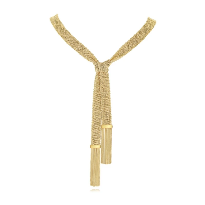 Оригинальный дизайн BELLUX, итальянское мастерство, серебро S925, позолота, роскошное колье-цепочка с кружевным узором и длинными кисточками
Оригинальный дизайн BELLUX, итальянское мастерство, серебро S925, позолота, роскошное колье-цепочка с кружевным узором и длинными кисточками