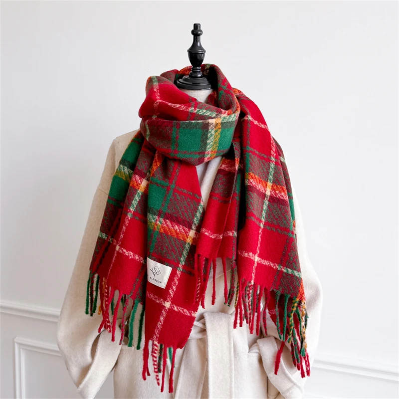 Luxury Women Winter Cashmere Scarf Solid Color Warm Pashmina Blanket Wraps Female Soft Bufanda Tassel Shawl Poncho Echarpe
Luxury Women Winter Cashmere Scarf Solid Color Warm Pashmina Blanket Wraps Female Soft Bufanda Tassel Shawl Poncho Echarpe