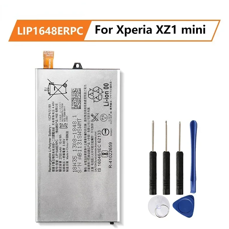 Дата производства 2024, сменный аккумулятор LIP1648ERPC для SONY XZ1 mini, аккумуляторные батареи для телефонов, 2700 мАч, длительный срок службы
Дата производства 2024, сменный аккумулятор LIP1648ERPC для SONY XZ1 mini, аккумуляторные батареи для телефонов, 2700 мАч, длительный срок службы