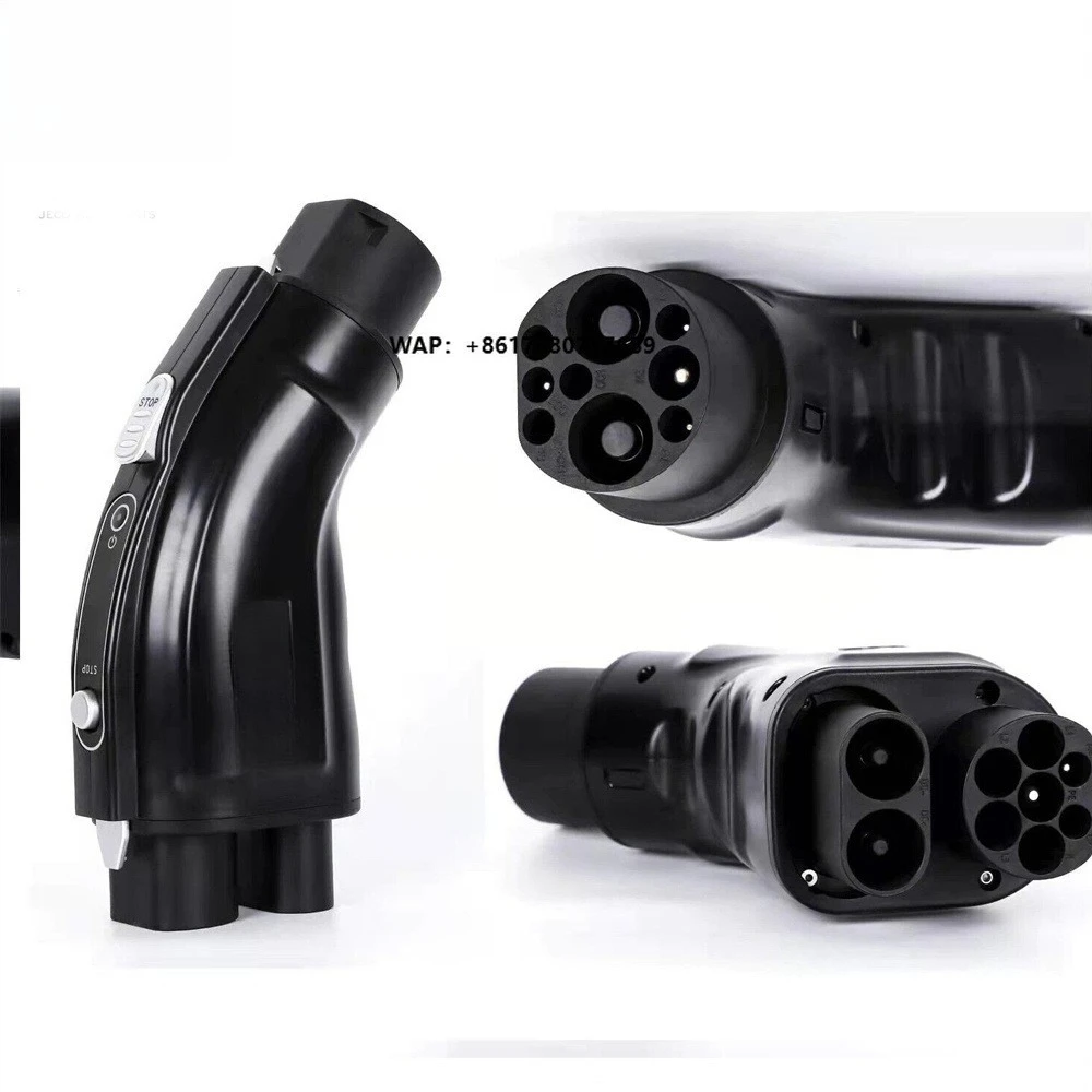 Ready to Ship 250A 250KW DC CCS2 to GBT EV Adapter Combo 2 Type2 & GB/T Charging Connector for BYD Car CCS1 Plug Type
Ready to Ship 250A 250KW DC CCS2 to GBT EV Adapter Combo 2 Type2 & GB/T Charging Connector for BYD Car CCS1 Plug Type