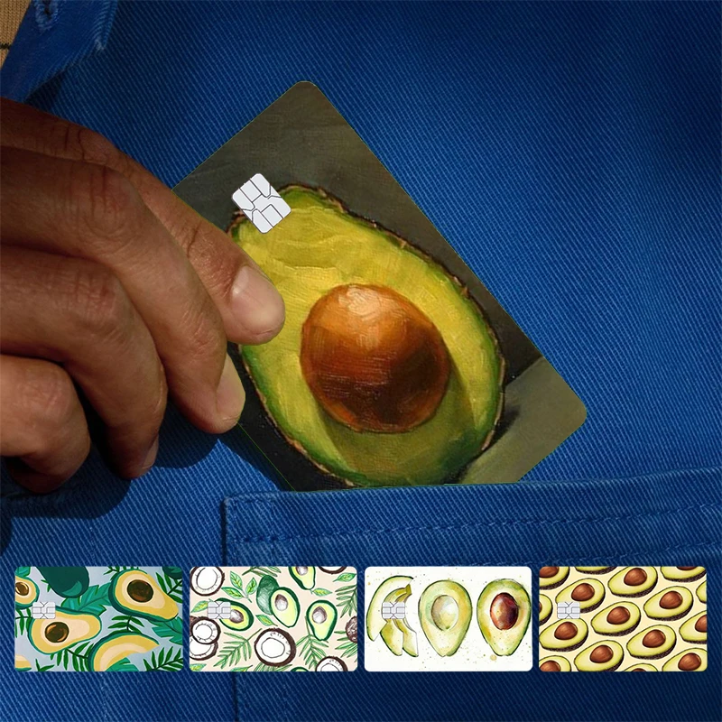 avocado Pattern Cover Skin Sticker For Credit Card Bank Debit Bus Card Front Side Card holder Sleek Indie
avocado Pattern Cover Skin Sticker For Credit Card Bank Debit Bus Card Front Side Card holder Sleek Indie
