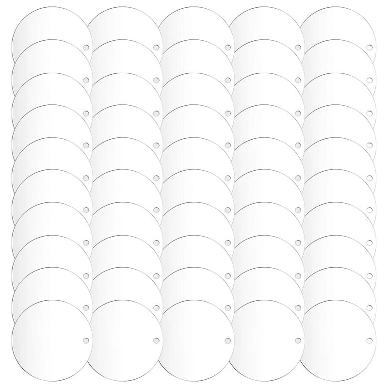 50 Pcs 3 Inch Acrylic Blanks With Hole Transparent Circle Ornament Clear Round Acrylic Christmas Ornament Blanks
50 Pcs 3 Inch Acrylic Blanks With Hole Transparent Circle Ornament Clear Round Acrylic Christmas Ornament Blanks