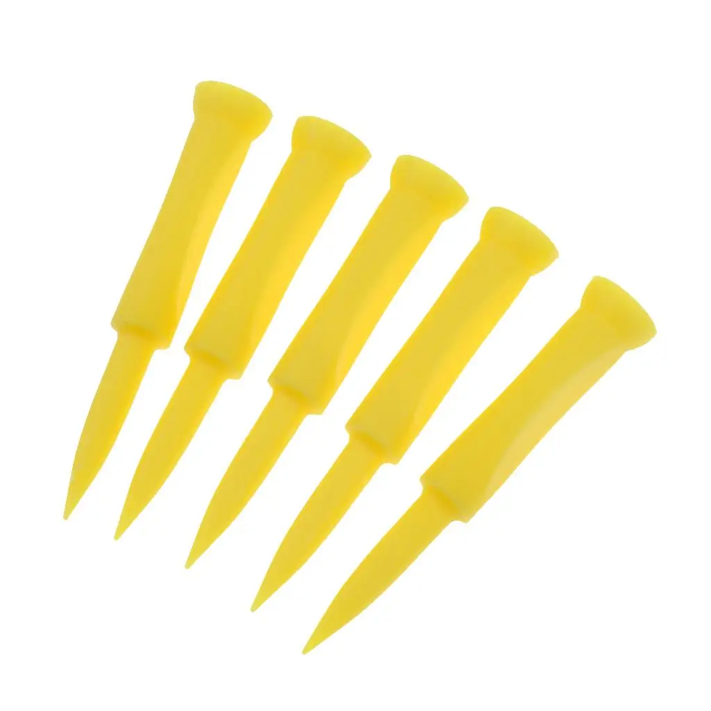 5Pcs Durable Plastic Castle Golf Tees 70mm Yellow Golfer Tool
5Pcs Durable Plastic Castle Golf Tees 70mm Yellow Golfer Tool