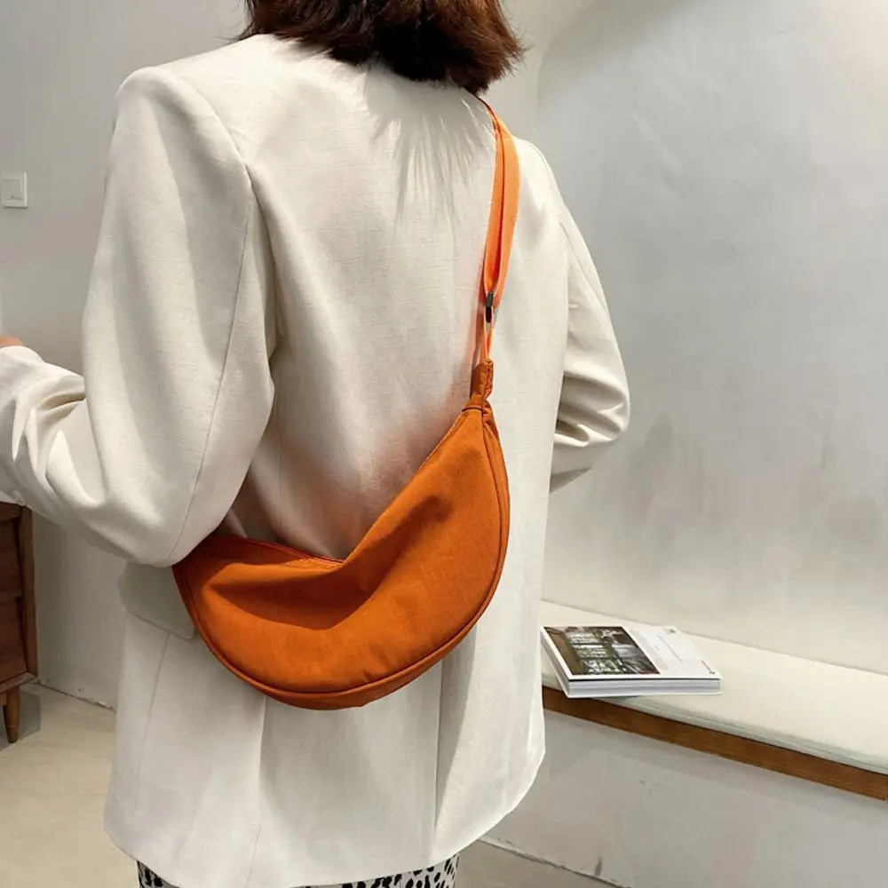 Temperament Solid Handbag Canvas Underarm Bag Korean Dumpling Bags Women Messenger Bags Single Shoulder Bags Crossbody Bag
Temperament Solid Handbag Canvas Underarm Bag Korean Dumpling Bags Women Messenger Bags Single Shoulder Bags Crossbody Bag