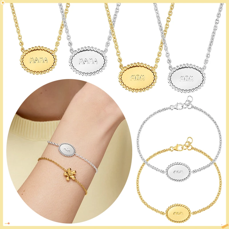 Hot Selling 2025 S925 MOMT Shiny Women's Bracelet Necklace Combo Mom Gift Exquisite Craftsmanship Light Luxury Banquet Jewelry
Hot Selling 2025 S925 MOMT Shiny Women's Bracelet Necklace Combo Mom Gift Exquisite Craftsmanship Light Luxury Banquet Jewelry