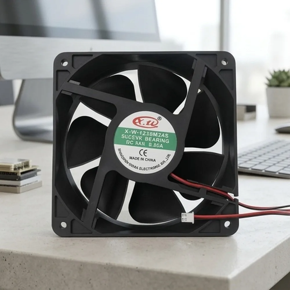 For X.U X.W-1238M24S DC24V 0.30A 12038 2-Wire Silent Cooling Fan
For X.U X.W-1238M24S DC24V 0.30A 12038 2-Wire Silent Cooling Fan