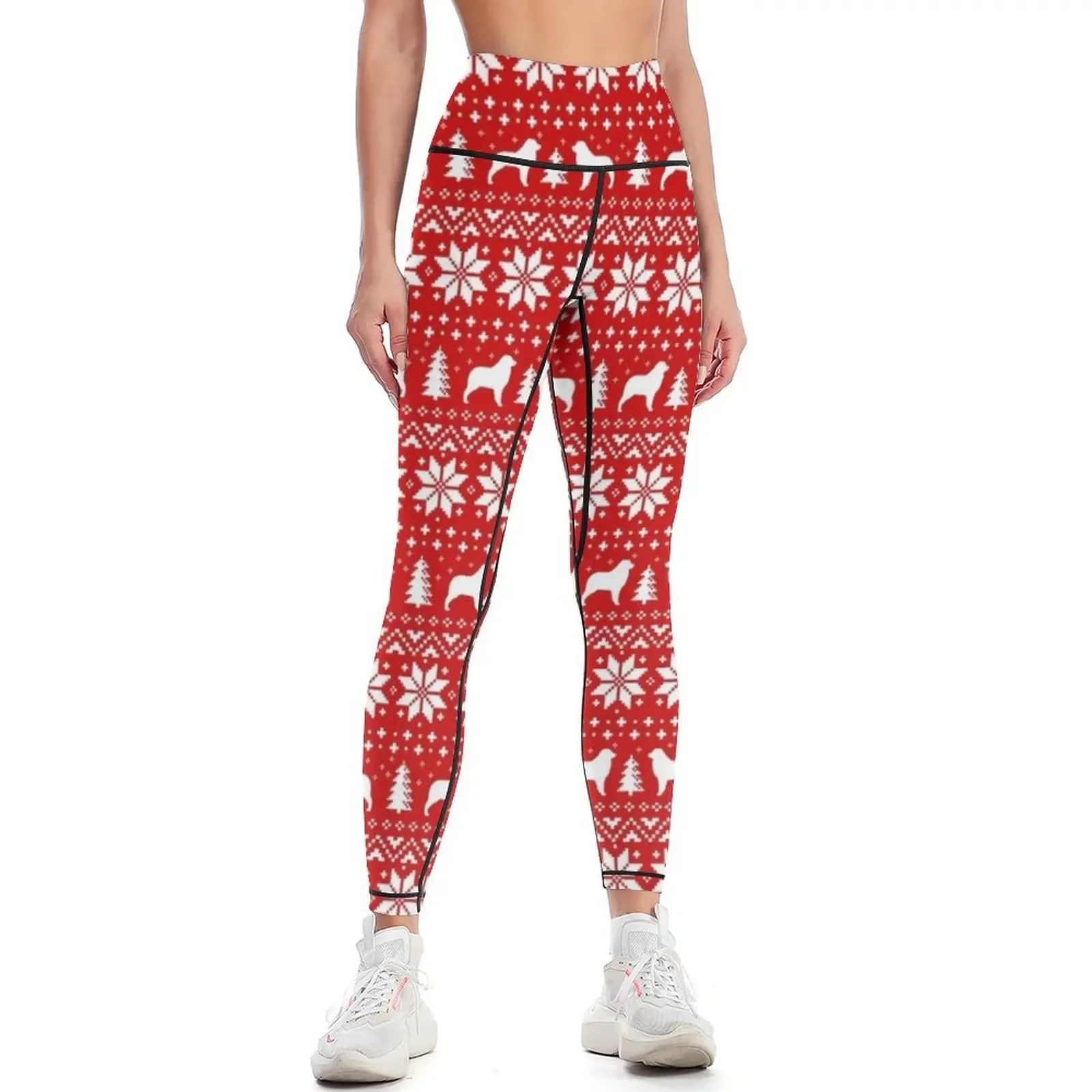 Australian Shepherd Silhouettes Christmas Holiday Pattern Leggings Fitness clothing flared joggers for Womens Leggings
Australian Shepherd Silhouettes Christmas Holiday Pattern Leggings Fitness clothing flared joggers for Womens Leggings