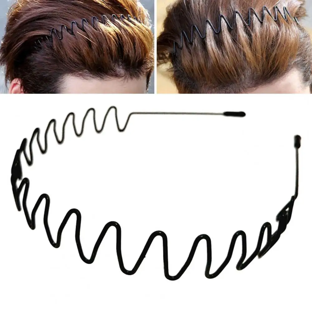 Unisex Headband Elastic Mrtal Wavy Hair Hoop Bangs Hair Fixed Anti-slip Invisible Flexible Sports Headband Cool Wavy Head Band
Unisex Headband Elastic Mrtal Wavy Hair Hoop Bangs Hair Fixed Anti-slip Invisible Flexible Sports Headband Cool Wavy Head Band