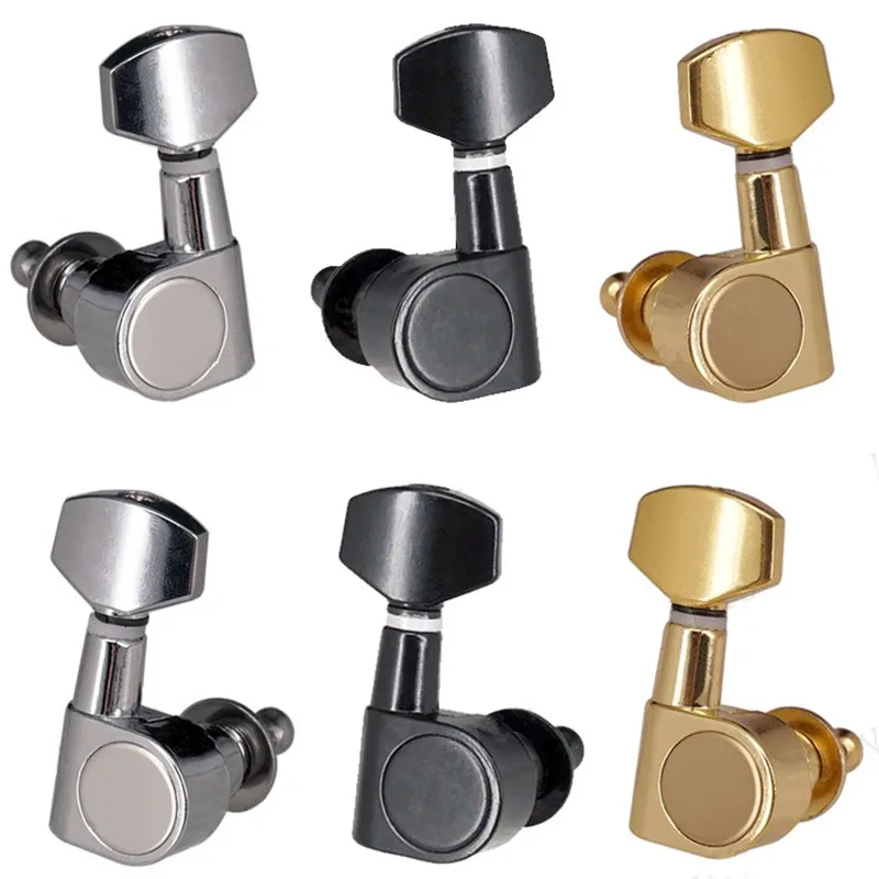 A Set 6 Pcs 3Colors No Screw Hole Guitar Tuning Pegs Tuners Machine Heads For Acoustic Electric Guitar Accessories Parts
A Set 6 Pcs 3Colors No Screw Hole Guitar Tuning Pegs Tuners Machine Heads For Acoustic Electric Guitar Accessories Parts