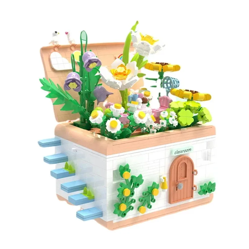 Garden Classroom Building Blocks Creative Flower House Villa Model Desktop Ornament Educational DIY Toy For Girls Gift
Garden Classroom Building Blocks Creative Flower House Villa Model Desktop Ornament Educational DIY Toy For Girls Gift