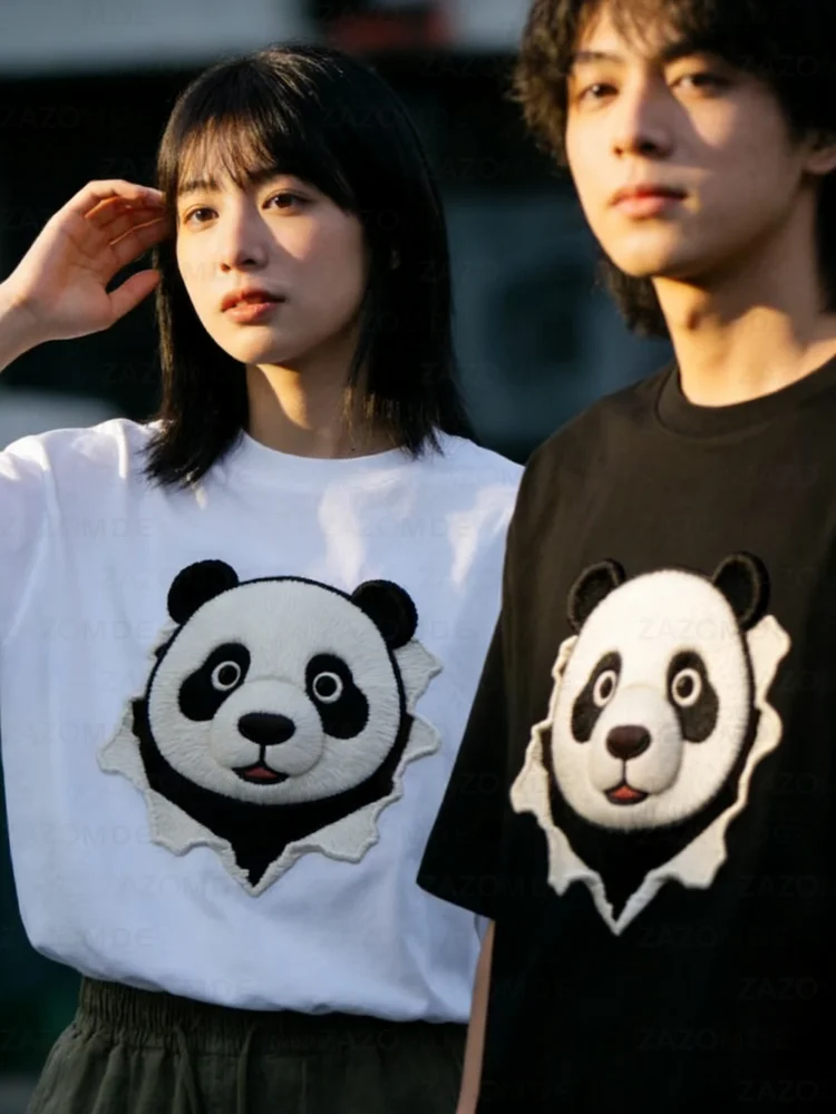 ZAZOMDE хлопковая футболка с рисунком панды в стиле аниме для мужчин и женщин, повседневная футболка с короткими рукавами, японская уличная мода, топ в винтажном стиле
ZAZOMDE хлопковая футболка с рисунком панды в стиле аниме для мужчин и женщин, повседневная футболка с короткими рукавами, японская уличная мода, топ в винтажном стиле