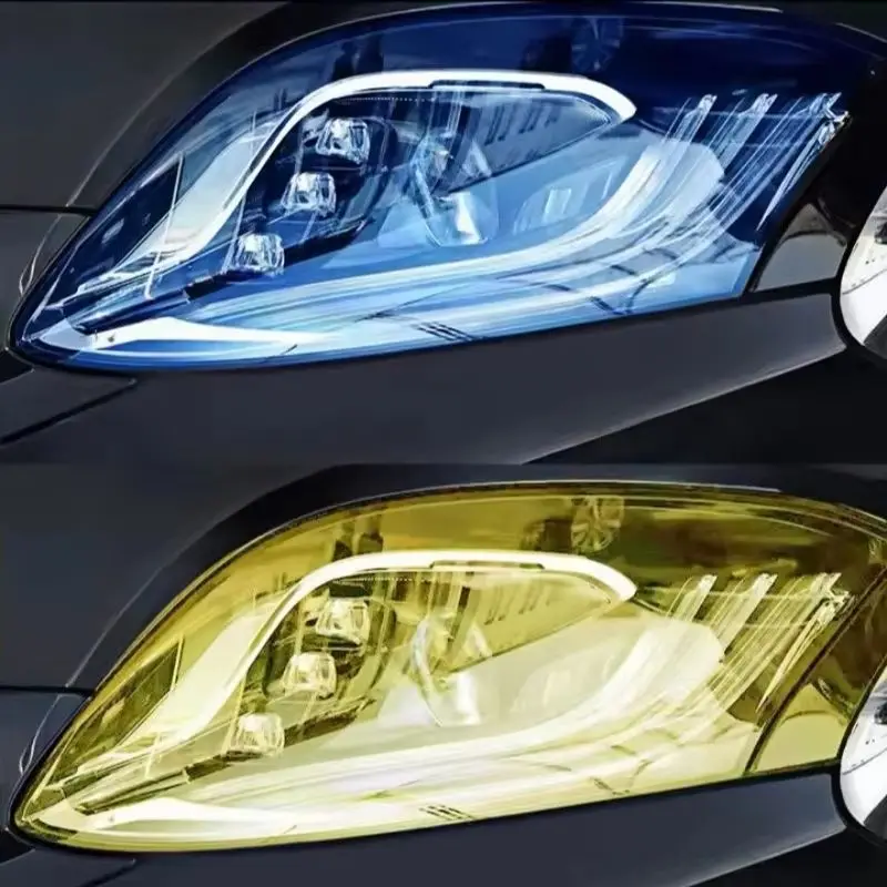 XPEL TPH Yellow Blue Car Lamp Film Headlight Taillight Fog Light Tint Film 0.3X15M Light Protective Film Sticker Anti Scratch
XPEL TPH Yellow Blue Car Lamp Film Headlight Taillight Fog Light Tint Film 0.3X15M Light Protective Film Sticker Anti Scratch