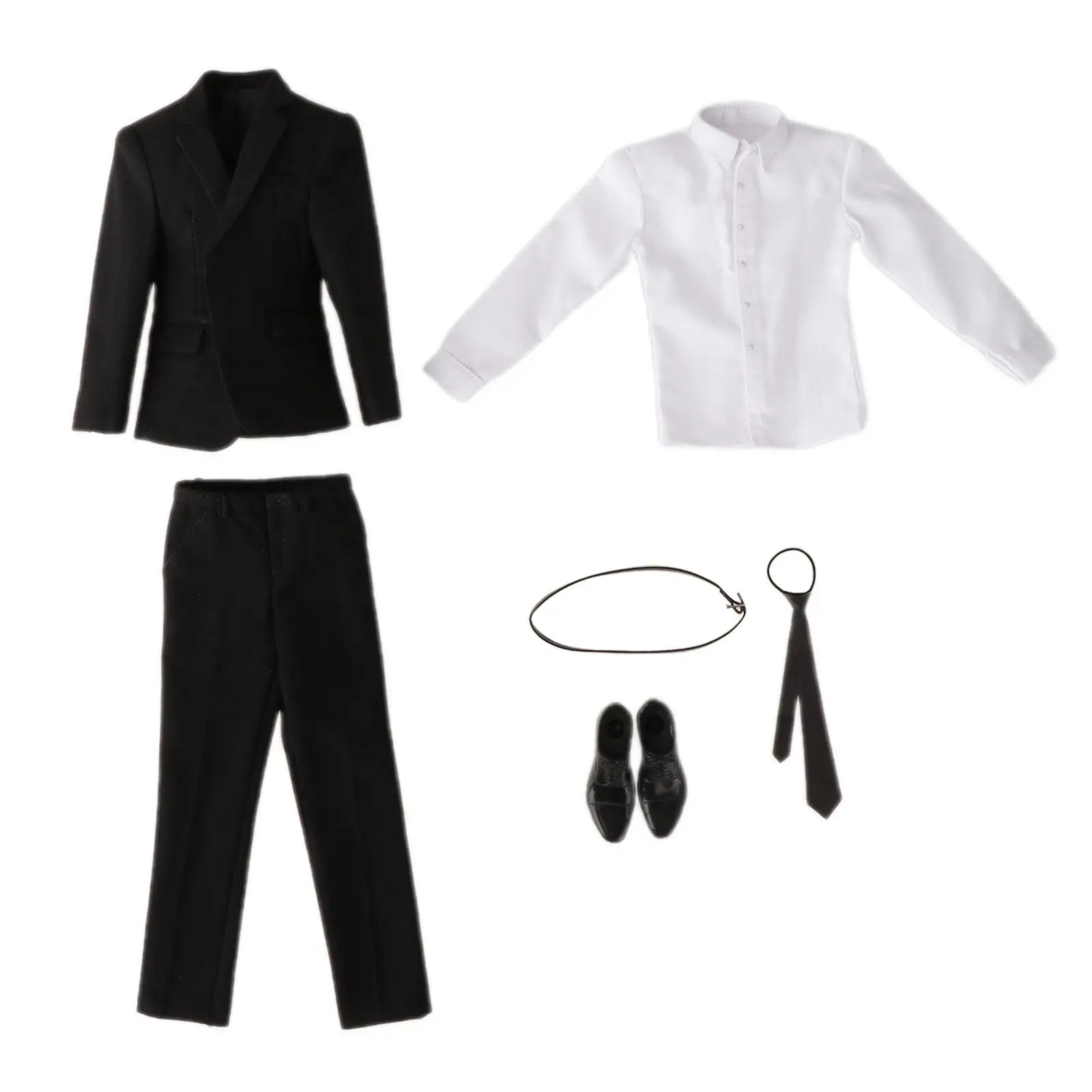 6Pcs 1/6 Scale Male Figure Doll Clothes Shirt & Accessories Outfit for 12 inch Male Action Figures Dress up Doll Model Accessory
6Pcs 1/6 Scale Male Figure Doll Clothes Shirt & Accessories Outfit for 12 inch Male Action Figures Dress up Doll Model Accessory