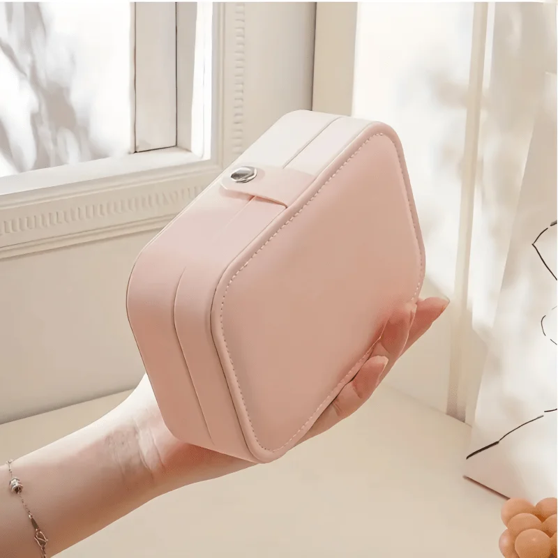 Portable Multi-Layer Jewelry Box, Travel & Home Storage Case for Necklace, Ring, Earring, Ideal for Girls, Home and Office Use
Portable Multi-Layer Jewelry Box, Travel & Home Storage Case for Necklace, Ring, Earring, Ideal for Girls, Home and Office Use