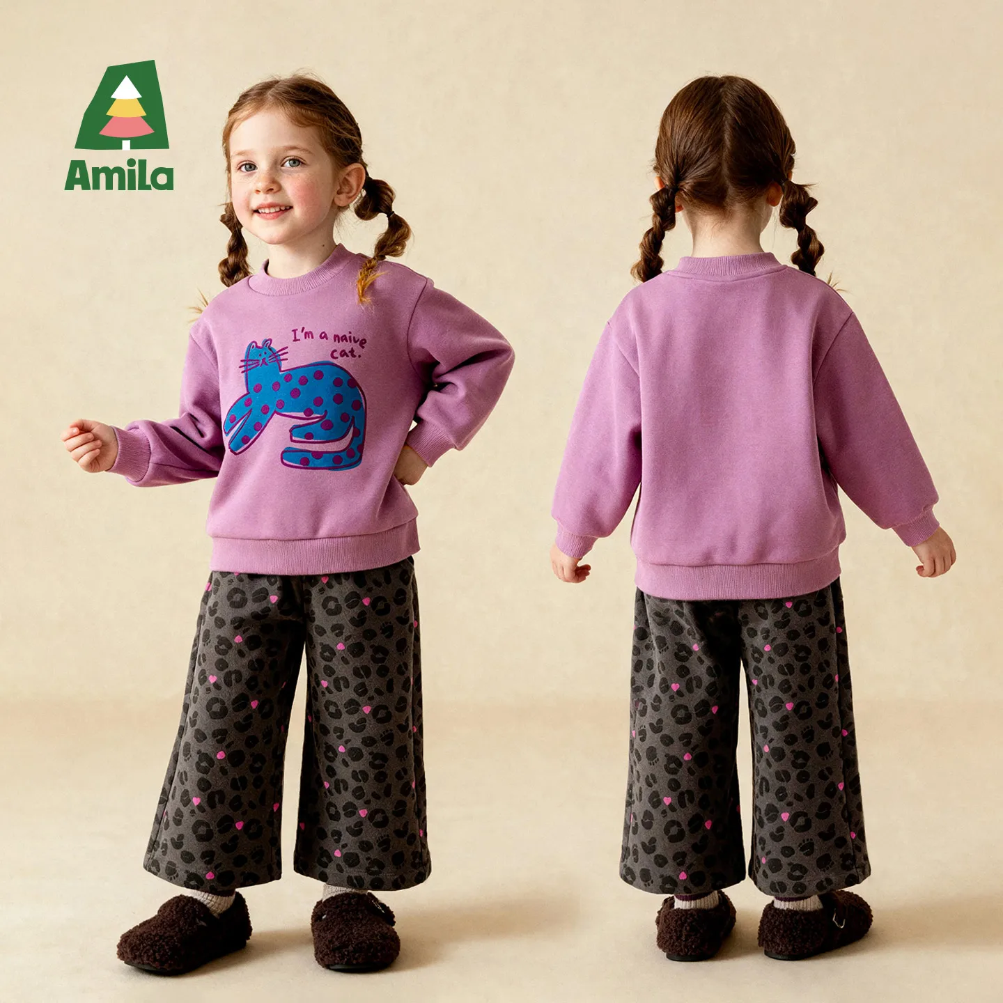 Amila Kids 2025 г., зимние темно-серые повседневные брюки для девочек, модный эластичный пояс с принтом для тепла и комфорта
Amila Kids 2025 г., зимние темно-серые повседневные брюки для девочек, модный эластичный пояс с принтом для тепла и комфорта