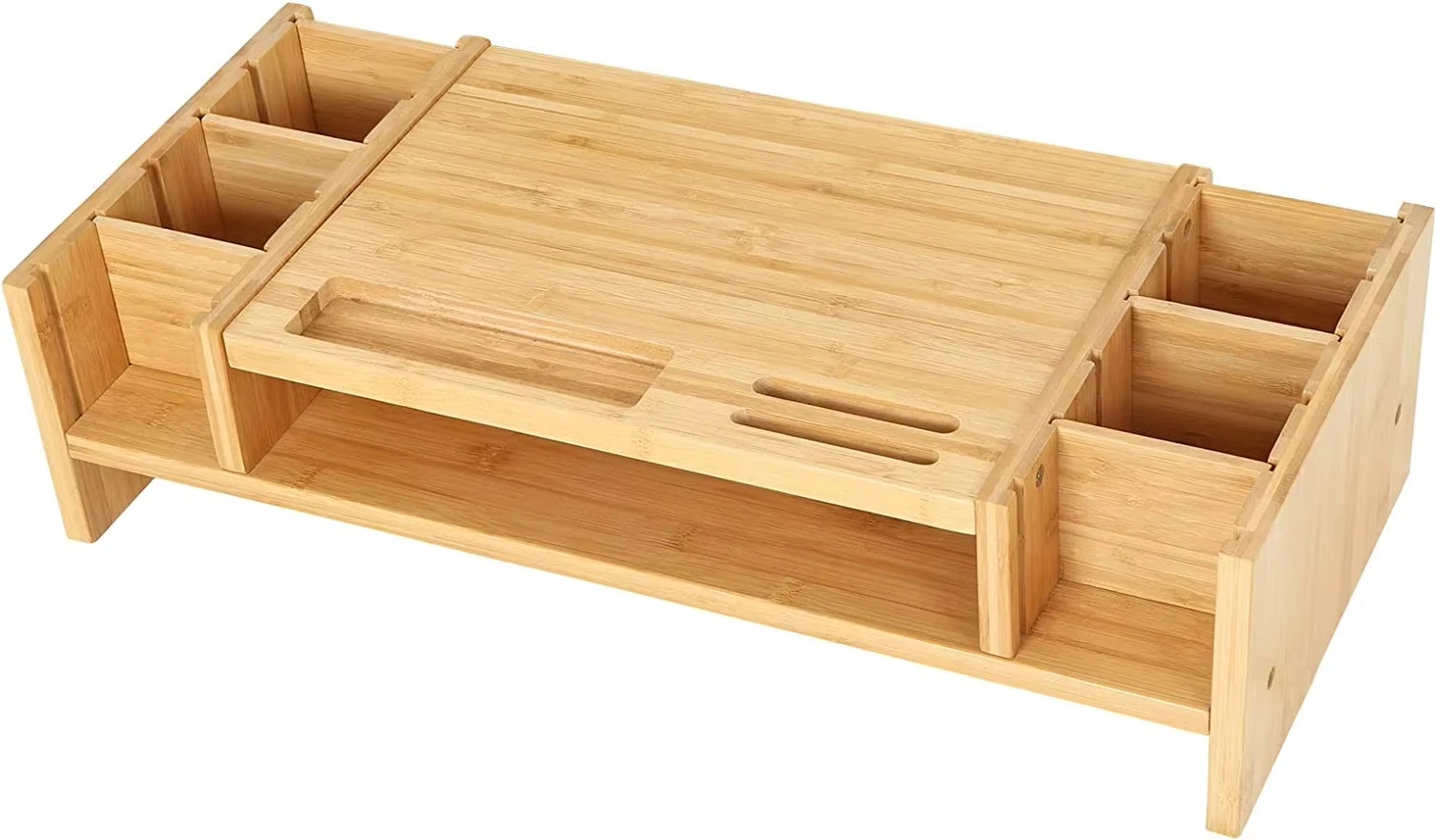 &cNatural Bamboo Computer Riser Desk with 2 Storage Drawers Wood Monitor and Laptop Stand
&cNatural Bamboo Computer Riser Desk with 2 Storage Drawers Wood Monitor and Laptop Stand
