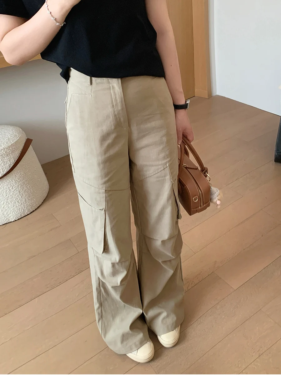 High Waist Wide Leg Pants Women's Loose Fit Multi ket Casual Trousers Commute Sle Korean Faion Straight Cut Zipper
High Waist Wide Leg Pants Women's Loose Fit Multi ket Casual Trousers Commute Sle Korean Faion Straight Cut Zipper