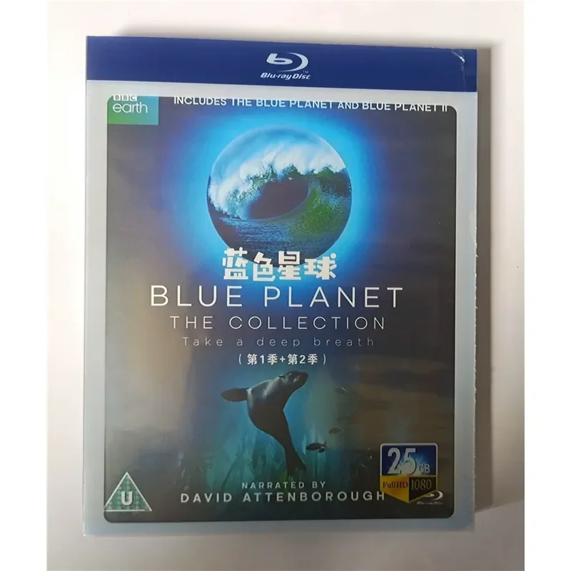BD Blu-ray Classic Science Documentary Blue Planet Seasons 1 and 2 High Definition Blu-ray 5 Disc Box Set
BD Blu-ray Classic Science Documentary Blue Planet Seasons 1 and 2 High Definition Blu-ray 5 Disc Box Set