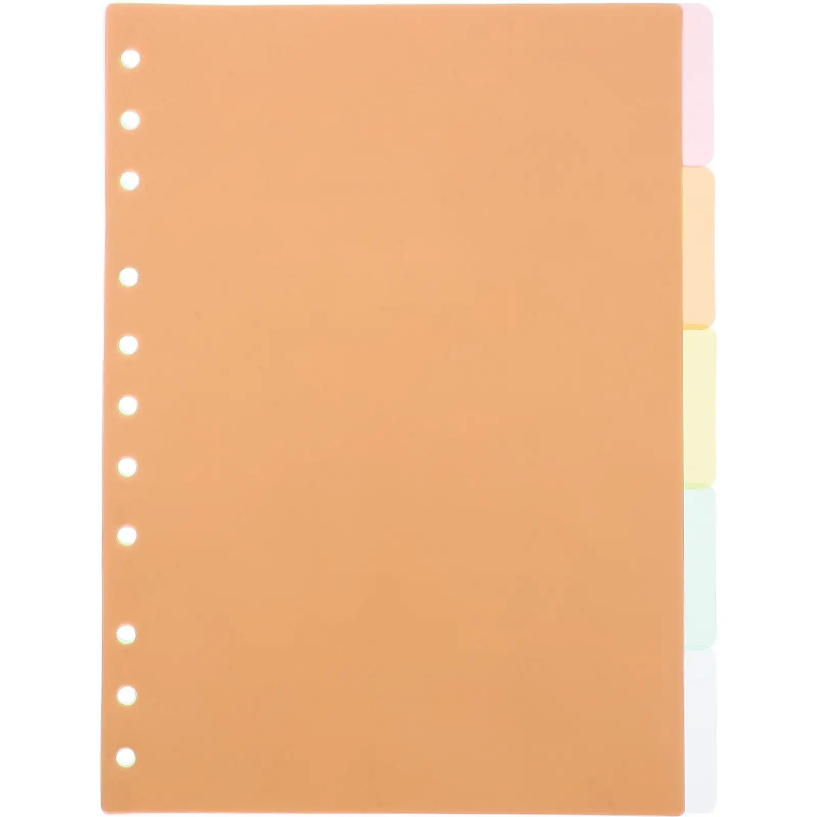 Index Paper Dividers Notepad Loose-leaf Page Markers Book Binder Tabs Classification Colored Punched Plastic
Index Paper Dividers Notepad Loose-leaf Page Markers Book Binder Tabs Classification Colored Punched Plastic