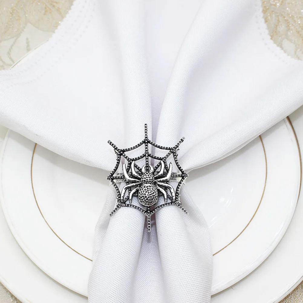 6pcs Napkin Ring Spider Shaped Bright Color Fashionable Party Home Decor Serviette Buckle Table Cloth Accessories
6pcs Napkin Ring Spider Shaped Bright Color Fashionable Party Home Decor Serviette Buckle Table Cloth Accessories