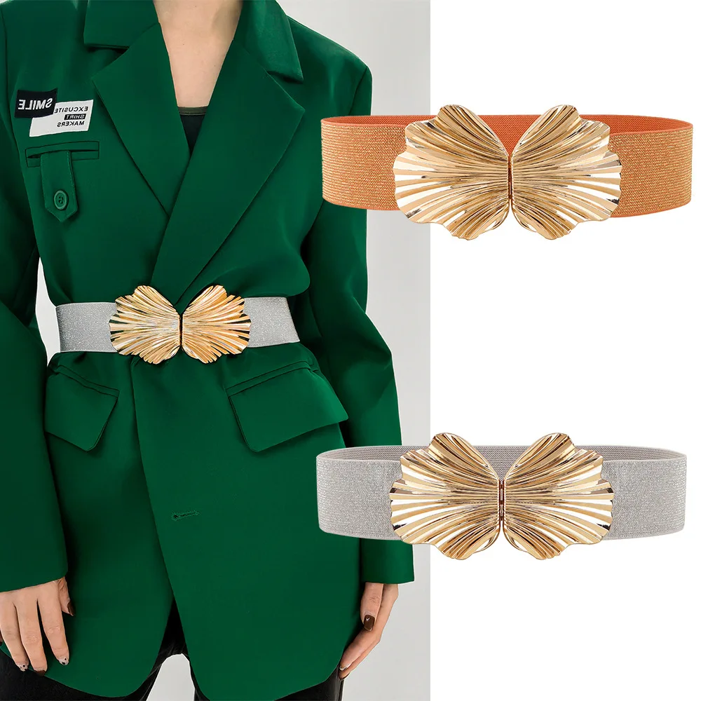 2026 Fashion Ladies Elastic Wide Waist Seal Dress Coat Sweater Suit Decoration Corset Belts for Women Woman Luxury Metal Buckle
2026 Fashion Ladies Elastic Wide Waist Seal Dress Coat Sweater Suit Decoration Corset Belts for Women Woman Luxury Metal Buckle