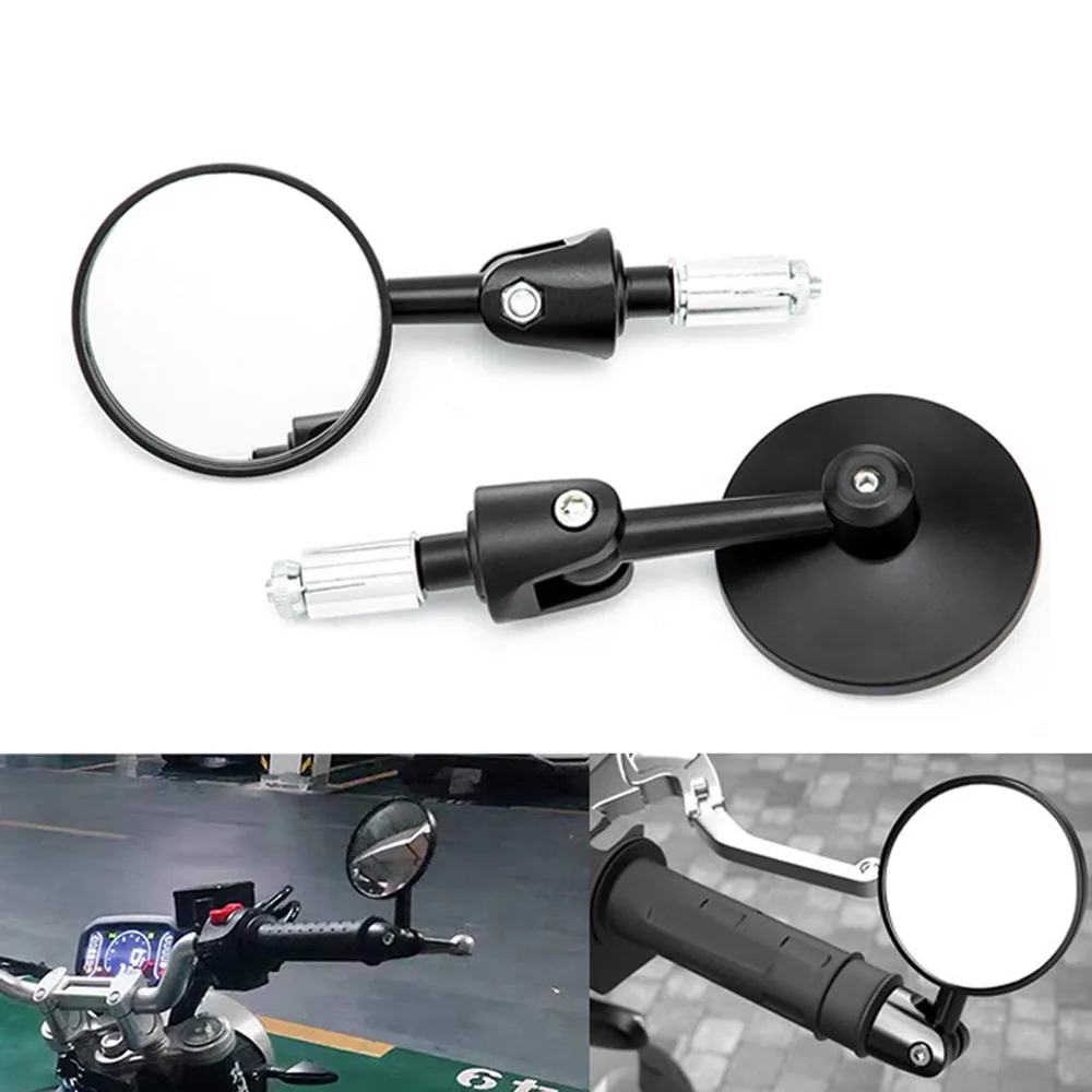 2pcs Motorcycle RearView Mirrors Round 7/8" 22mm Handle Bar End Foldable Mirror For Honda Suzuki Kawasaki Yamaha Chopper
2pcs Motorcycle RearView Mirrors Round 7/8" 22mm Handle Bar End Foldable Mirror For Honda Suzuki Kawasaki Yamaha Chopper