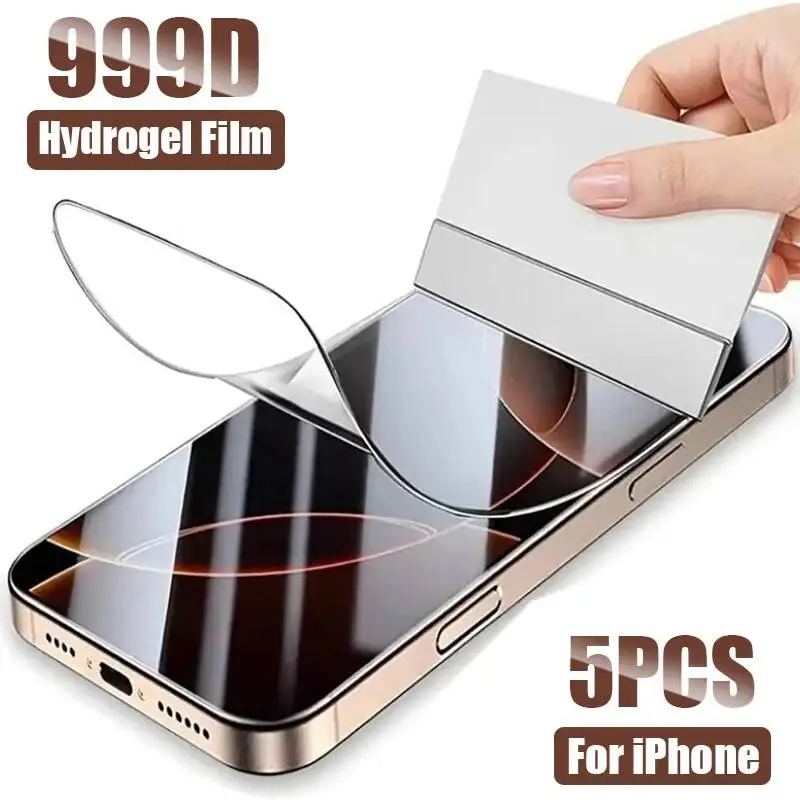5Pcs Hydrogel Film 14 15 16 Plus 16E Screen Protector For Iphone 11 12 Pro Xr X Xs Max 13 Mini SE 2020
5Pcs Hydrogel Film 14 15 16 Plus 16E Screen Protector For Iphone 11 12 Pro Xr X Xs Max 13 Mini SE 2020