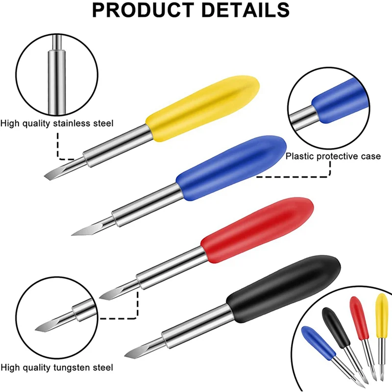 A63K-2Set Cutting Blades For Cricut Explore Air/Air 2 Maker Cutting Blades Fine Point Blade Tool
A63K-2Set Cutting Blades For Cricut Explore Air/Air 2 Maker Cutting Blades Fine Point Blade Tool