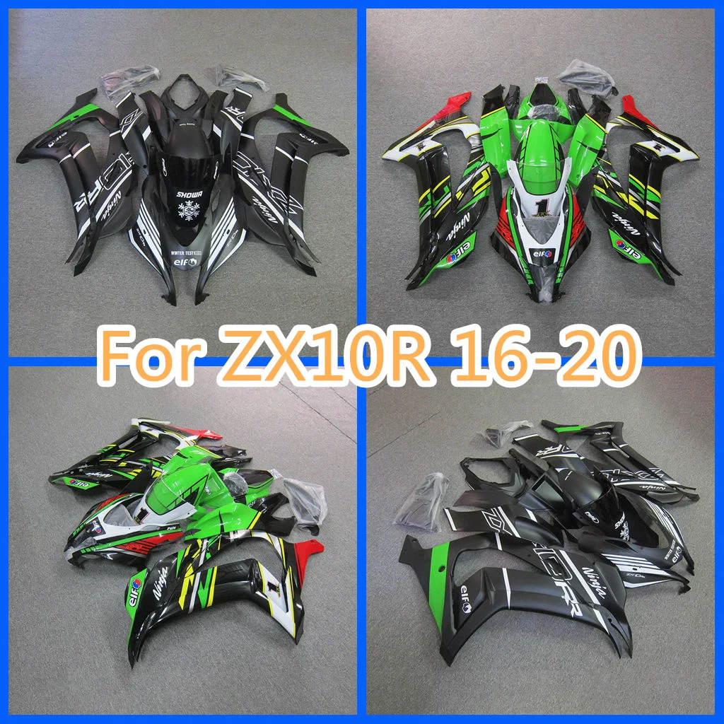 Free Customize 100% Fit Injection Mold for Kawasaki ZX-10R 16-20 ZX10R ZX10R 2016 2017 2018 2019 2020 Bodywork Fairings Set
Free Customize 100% Fit Injection Mold for Kawasaki ZX-10R 16-20 ZX10R ZX10R 2016 2017 2018 2019 2020 Bodywork Fairings Set