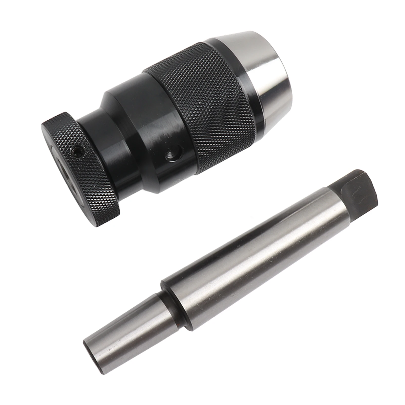 Self Tighten Drill Chuck Drill Chuck 1-16mm Capacity 45# Steel Self Tighten Keyless Lathe Drill Chuck with MT3-B18 Taper Arbor
Self Tighten Drill Chuck Drill Chuck 1-16mm Capacity 45# Steel Self Tighten Keyless Lathe Drill Chuck with MT3-B18 Taper Arbor