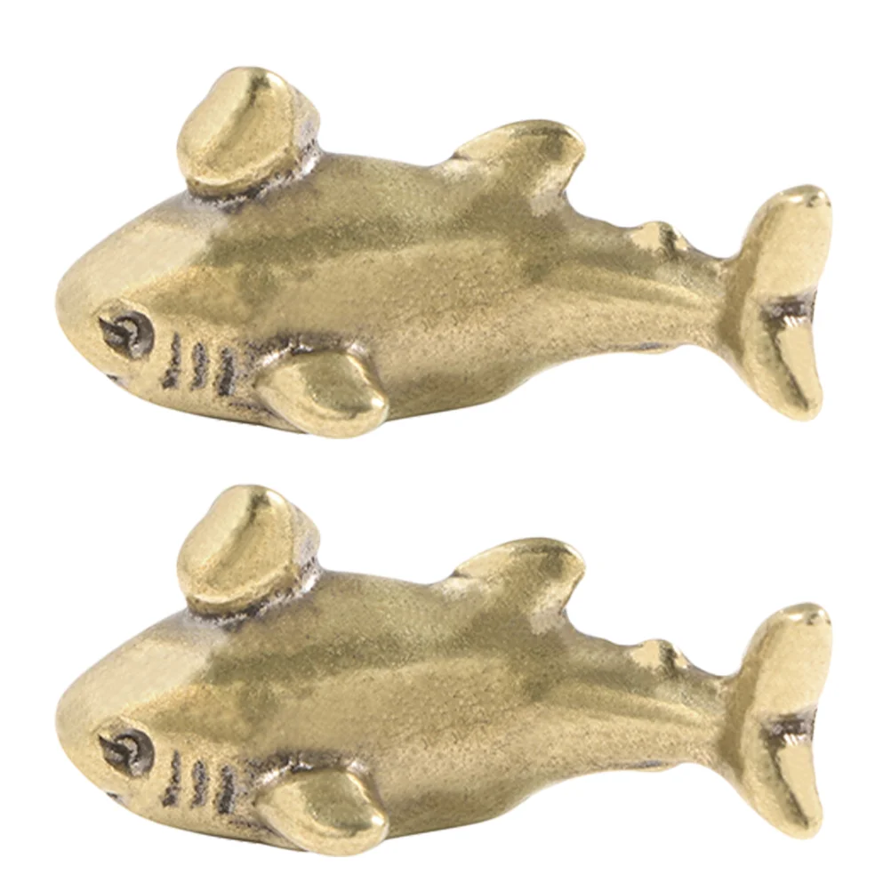 2pcs Vintage Brass Shark Figurines For Desk Decor Miniature Ocean Animal Sculptures Home Ornament Small Cartoon Shark Tea Pet De
2pcs Vintage Brass Shark Figurines For Desk Decor Miniature Ocean Animal Sculptures Home Ornament Small Cartoon Shark Tea Pet De