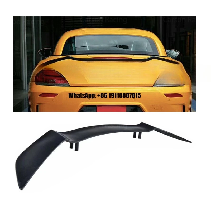 for BMW Z4 E89 2009+ Wet Carbon Fiber Rear Spoiler Trunk Wing GT Style Forged Carbon Fiber Car Spoilers Single Deck
for BMW Z4 E89 2009+ Wet Carbon Fiber Rear Spoiler Trunk Wing GT Style Forged Carbon Fiber Car Spoilers Single Deck