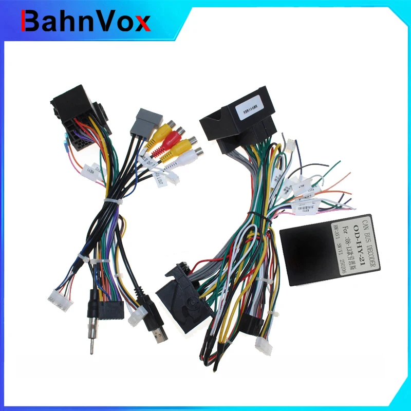 Bahnvox Car 16Pin Stereo Wiring Harness Canbus Support For Hyundai 2008-2013 KRS-HY-67 Audio Radio Power Cable Adapter
Bahnvox Car 16Pin Stereo Wiring Harness Canbus Support For Hyundai 2008-2013 KRS-HY-67 Audio Radio Power Cable Adapter